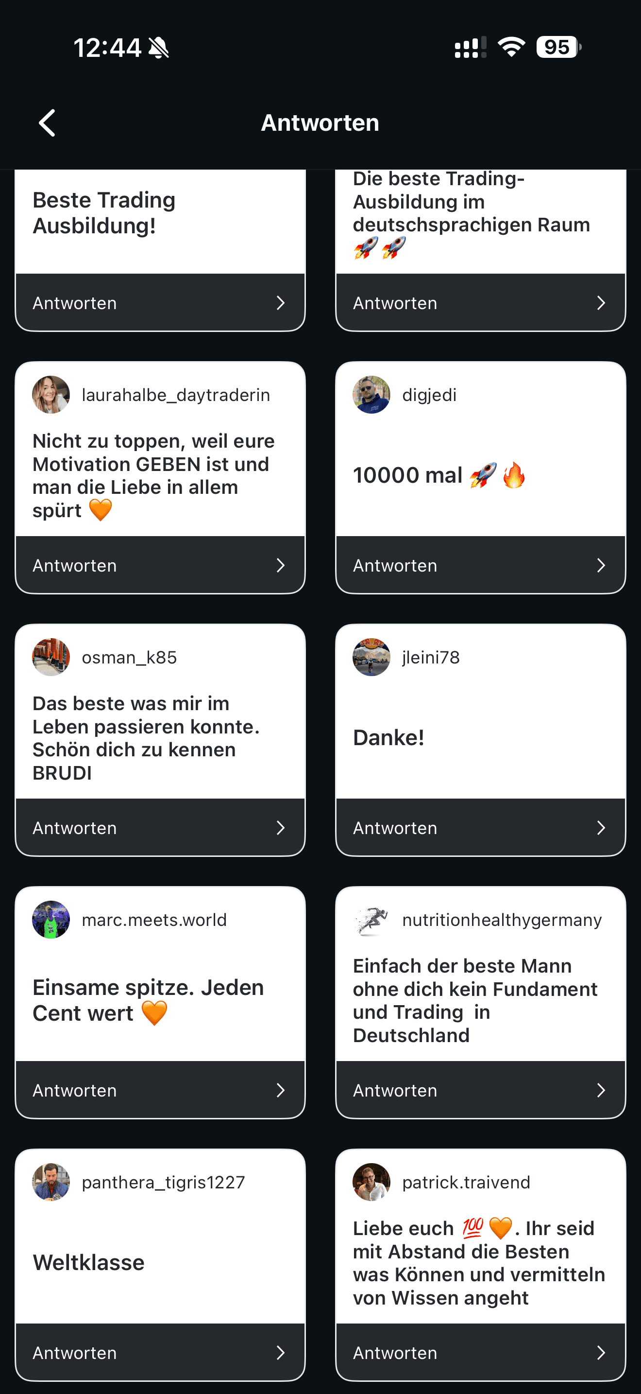 Feedback aus der Traivend Community