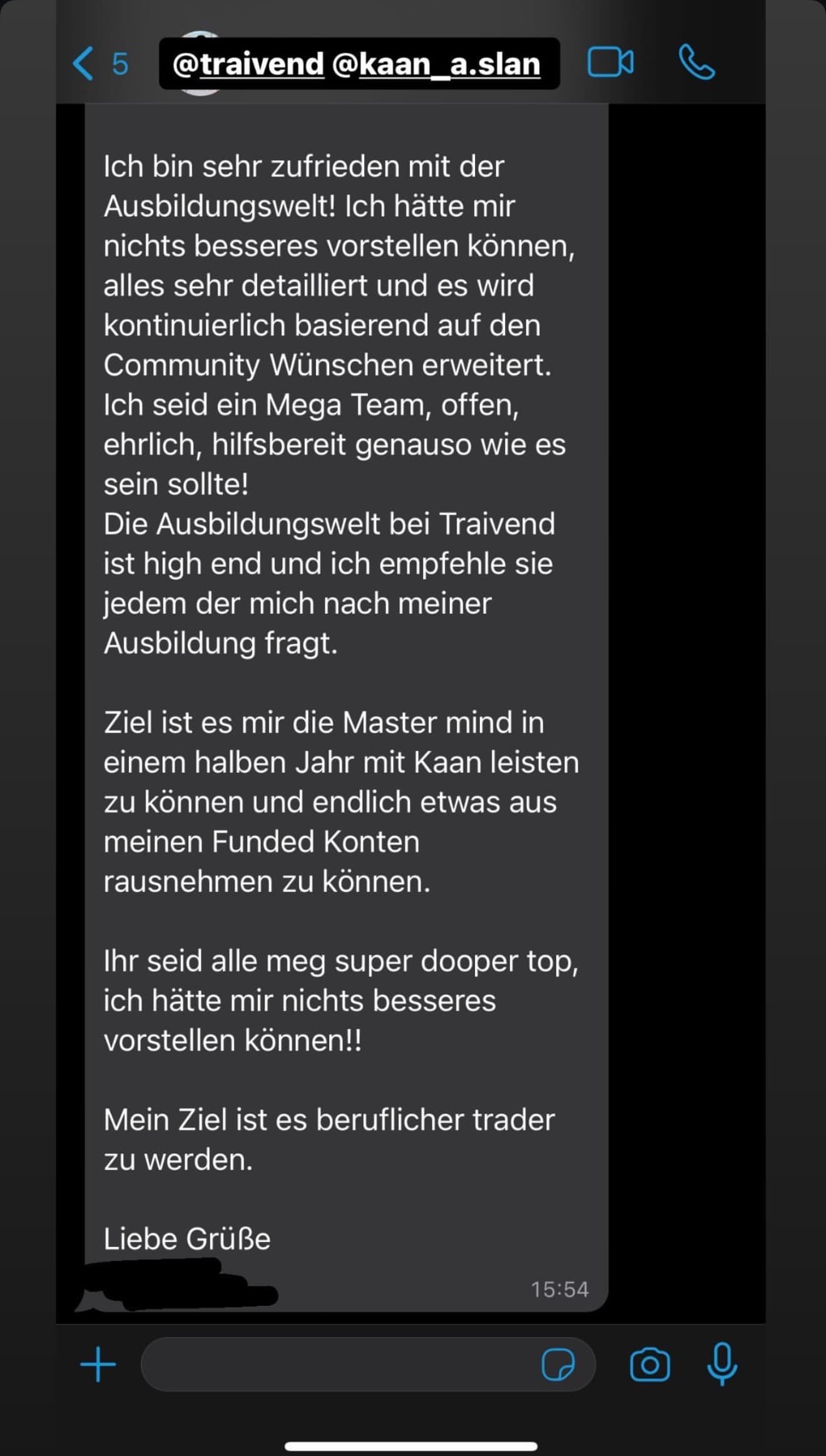 Feedback aus der Traivend Community