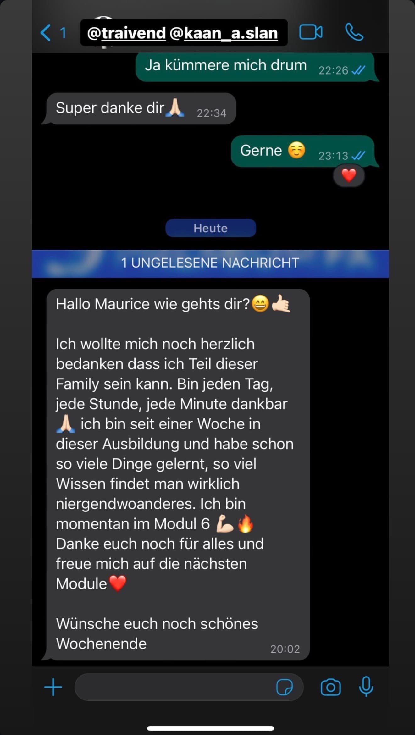 Feedback aus der Traivend Community