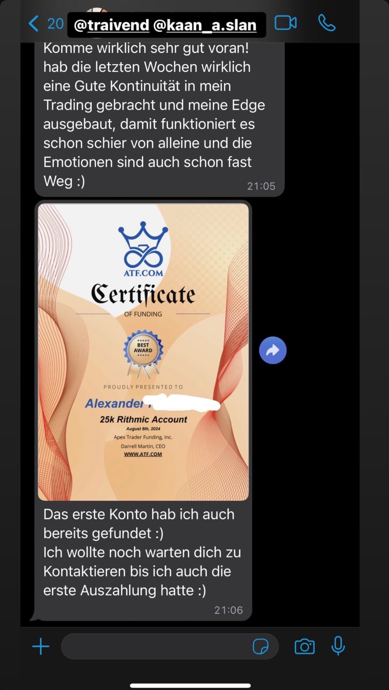 Feedback aus der Traivend Community
