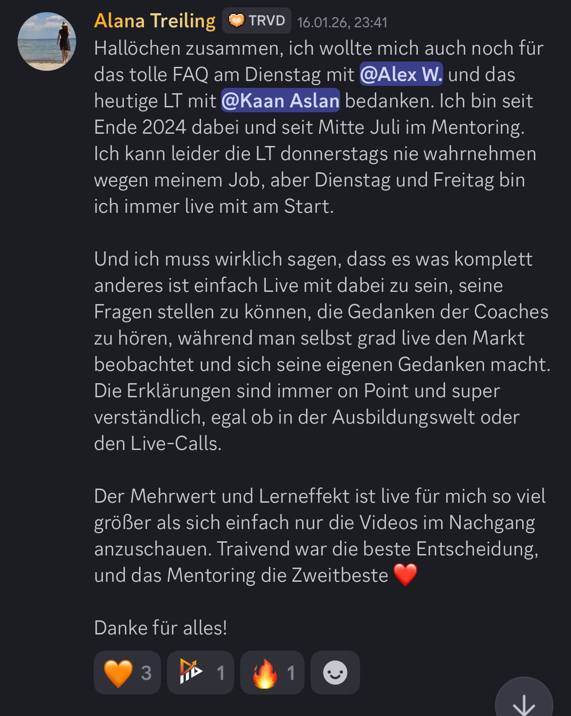 Feedback aus der Traivend Community