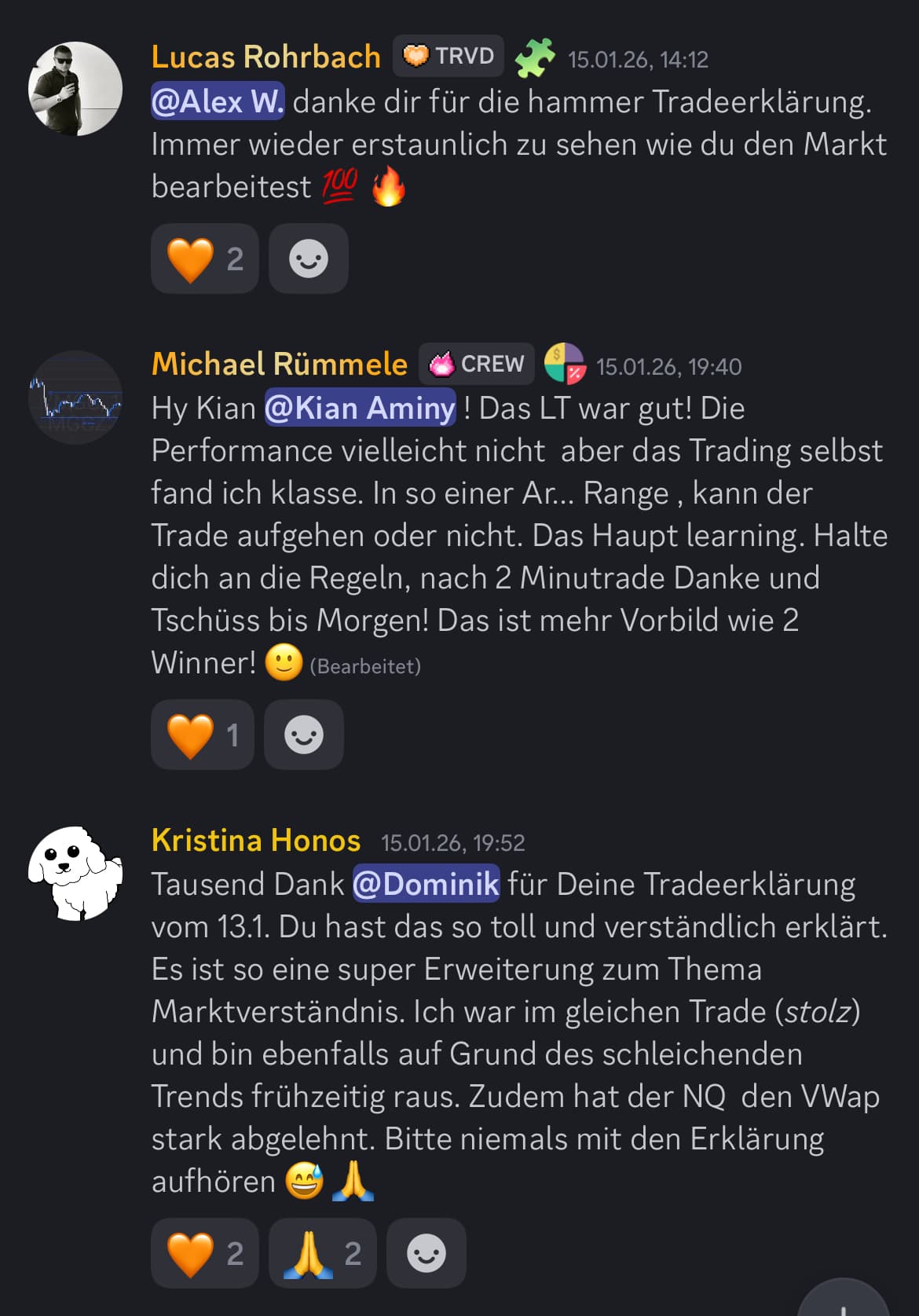 Feedback aus der Traivend Community