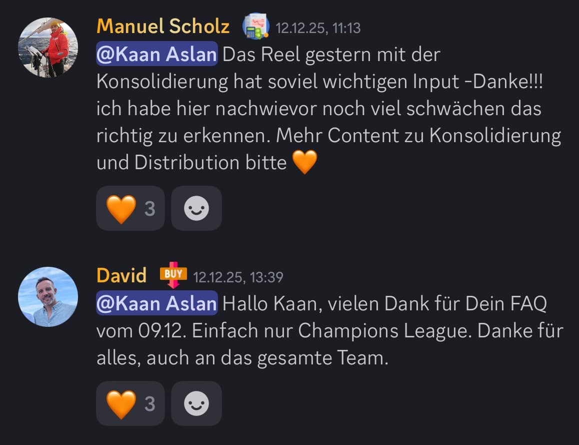 Feedback aus der Traivend Community