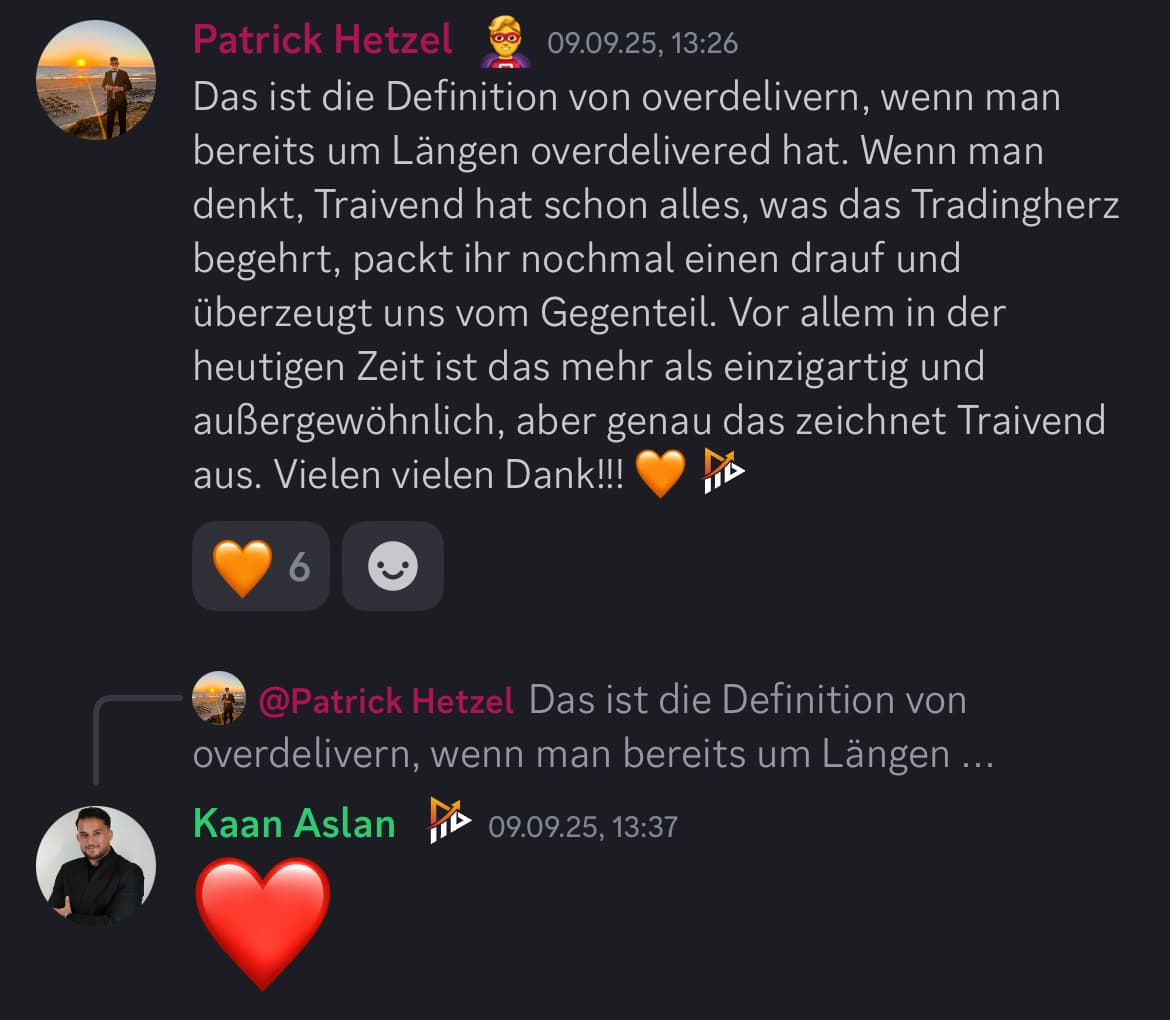 Feedback aus der Traivend Community