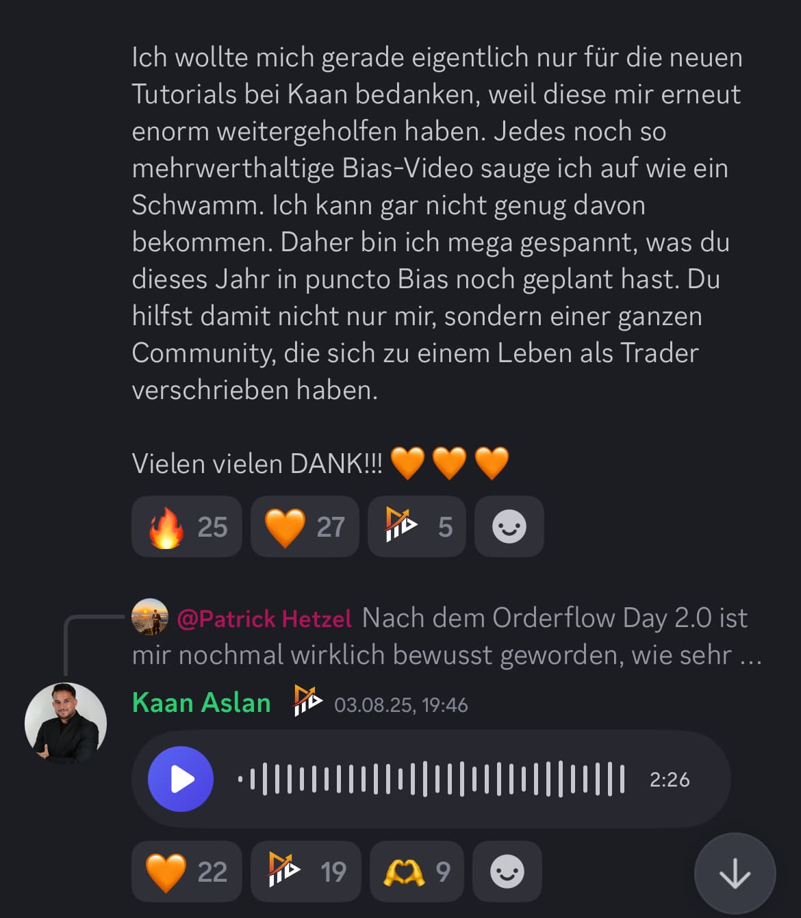 Feedback aus der Traivend Community