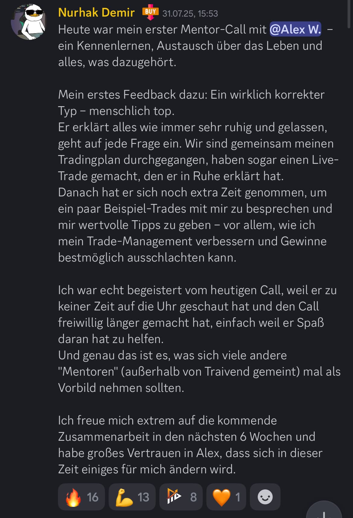 Feedback aus der Traivend Community