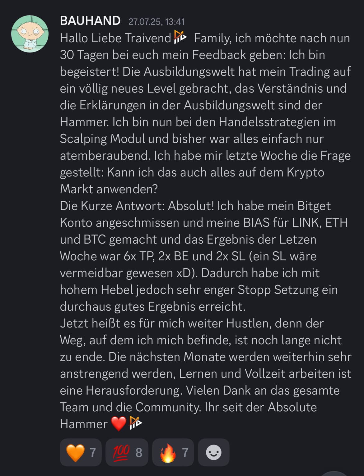 Feedback aus der Traivend Community