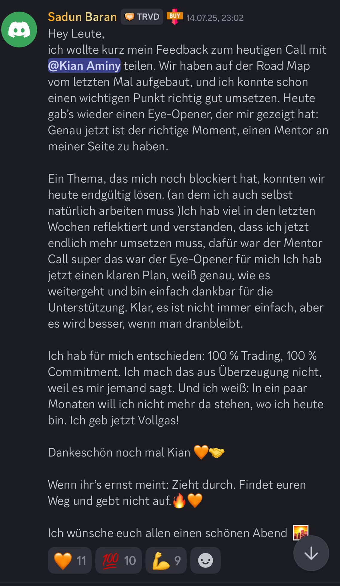 Feedback aus der Traivend Community